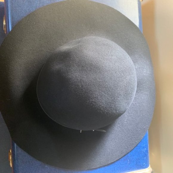 Black wool felt hat - Picture 3 of 3